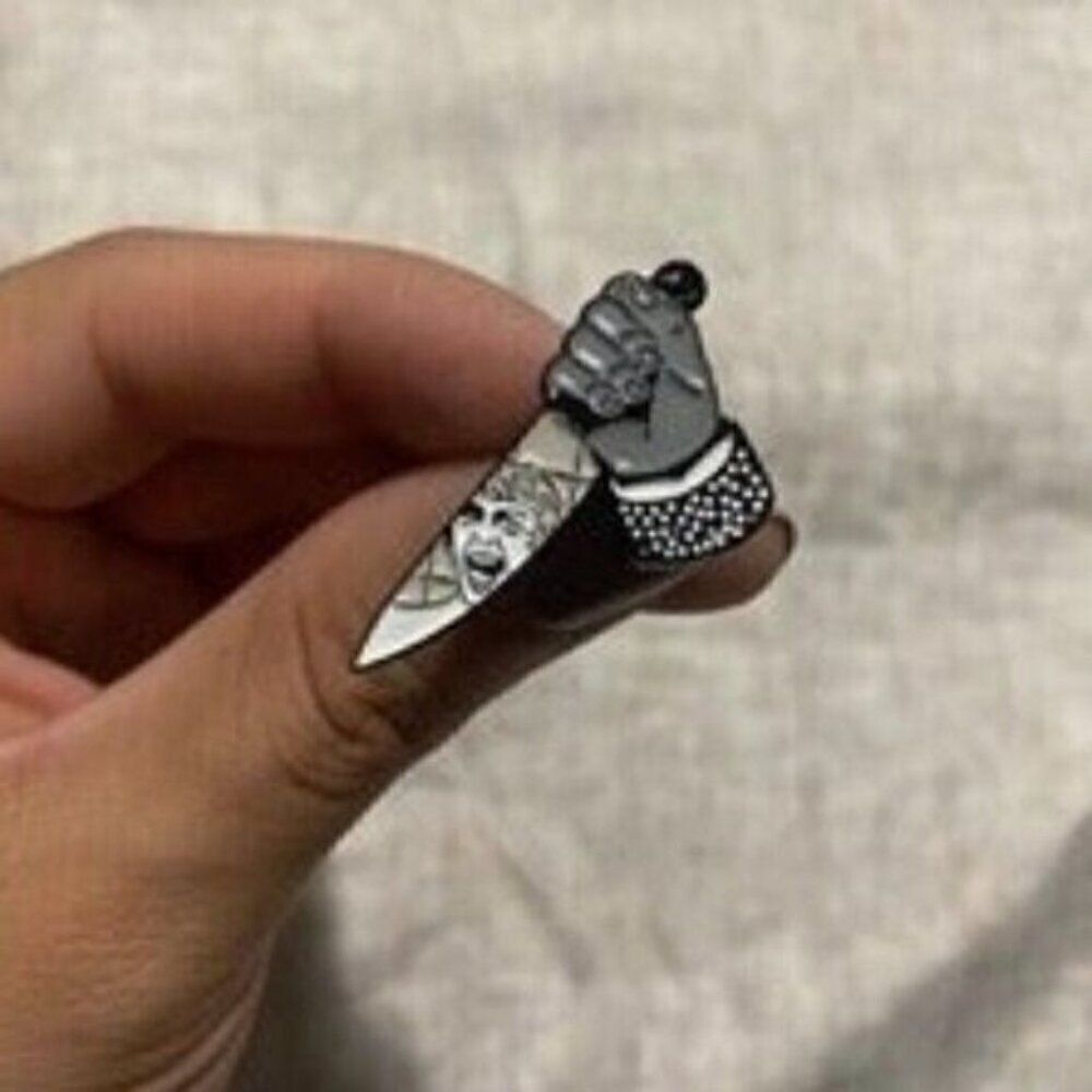 3/20 Psycho Knife Enamel Pin